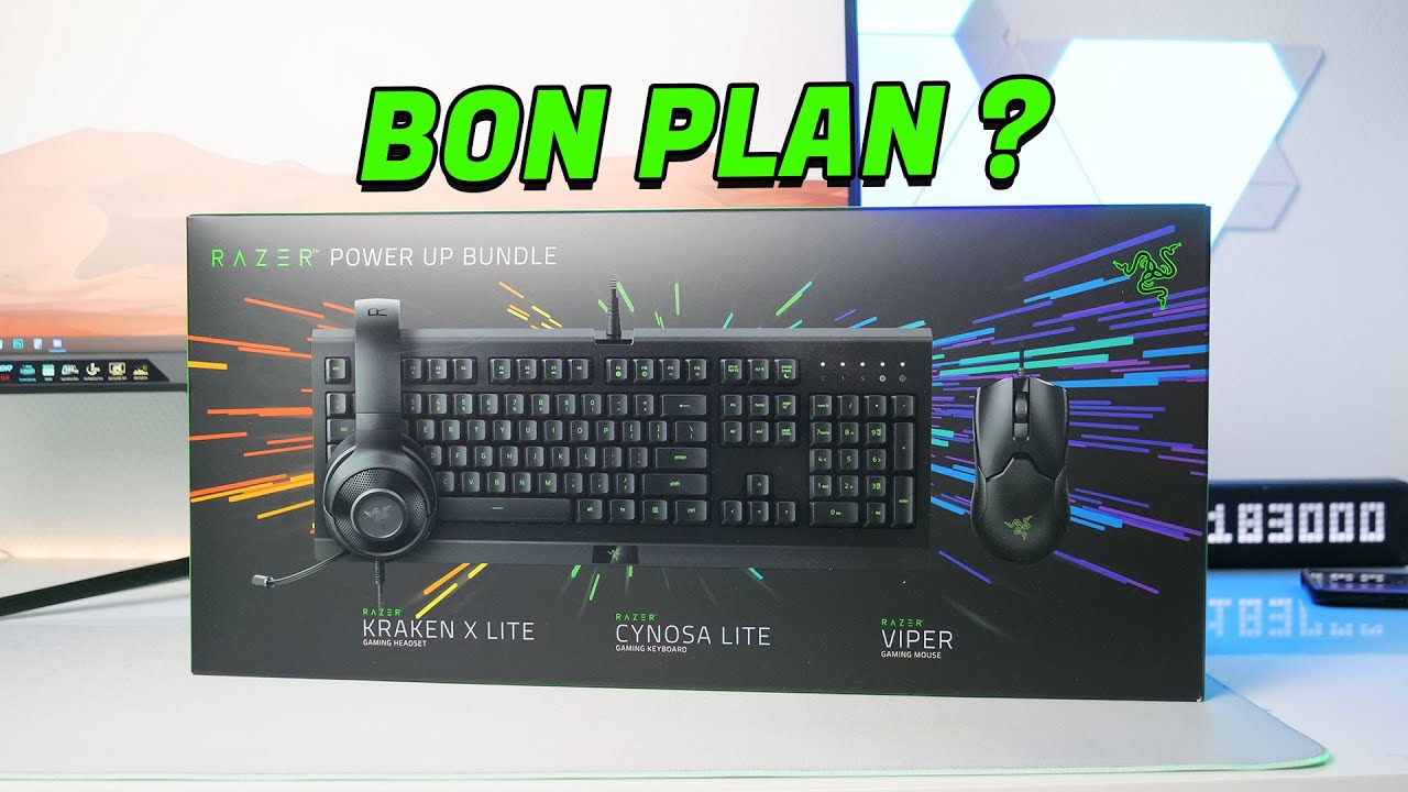 Réduction de 127 € sur le pack gaming Razer Clavier + Souris + Casque - Bon  plan - Gamekult