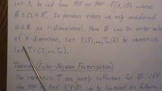Jointly Sufficient Statistics - Examples