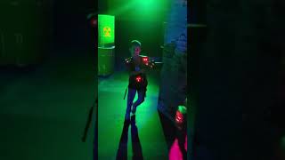 laser tag play red VS blue I'm in the red team #lasertag #kids