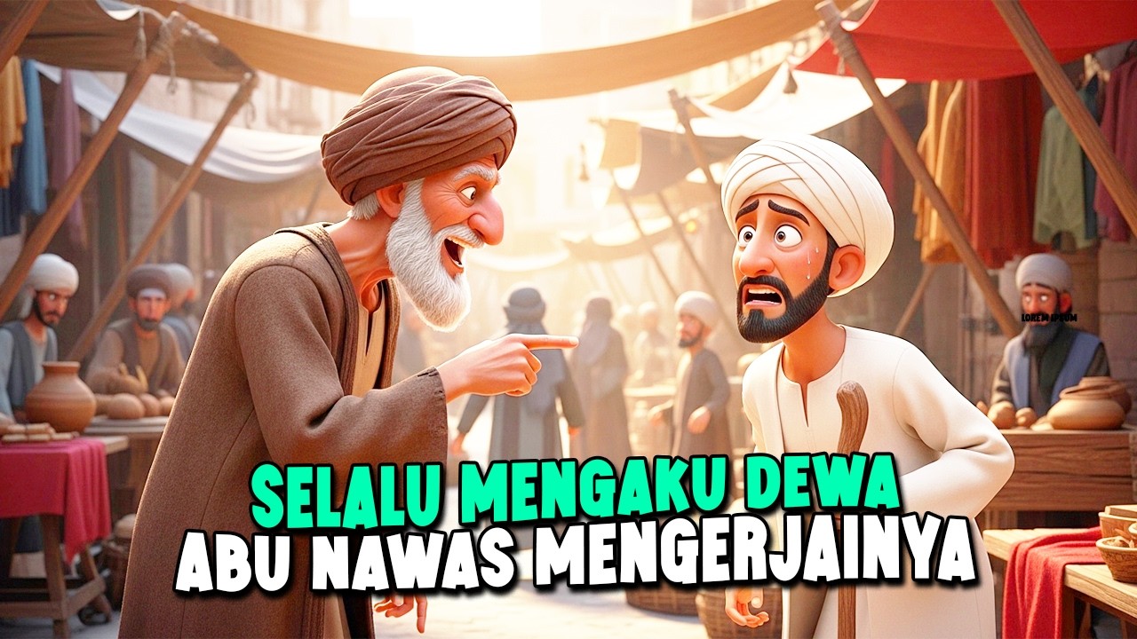ABU NAWAS MENGERJAI ORANG YANG MENGAKU DEWA - CERITA JENAKA PENGANTAR TIDUR