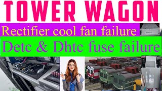 Tower wagon Rectifier cool fan failure || detc &amp; dhtc fuse failure || Rectifier cool fan failure  👍 