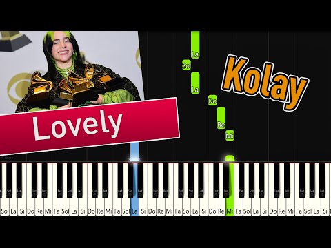 Lovely - Kolay Piyano Nasıl Çalınır - Easy Piyano