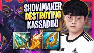 SHOWMAKER DESTROYING WITH KASSADIN! - DK ShowMaker Plays Kassadin MID vs Diana! | Season 2024