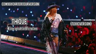 Beyoncé - THIQUE + TOXIC  (Live Studio Concept) Cowboy Carter Tour