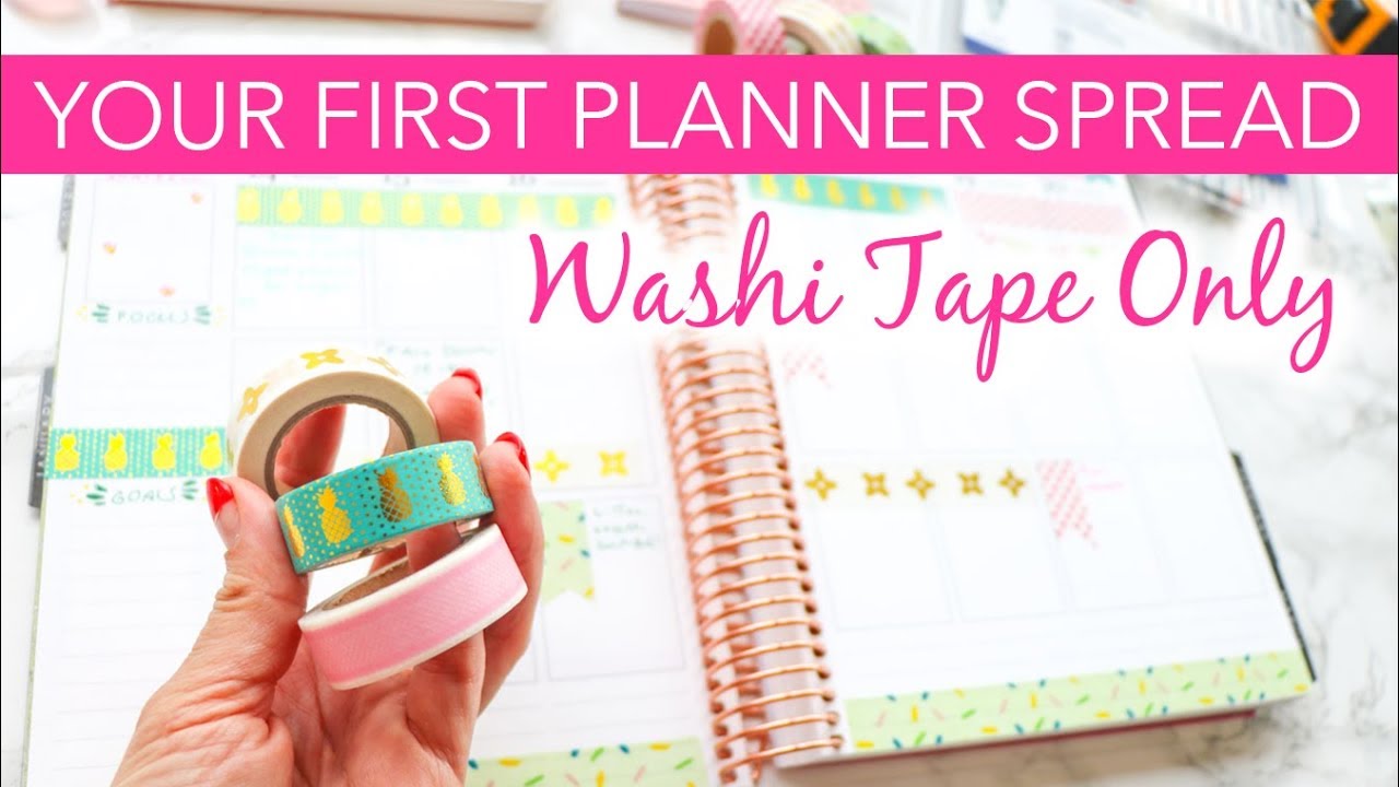 How to Use Washi Tape in Your Planner  6 Easy and Affordable Planner  Decoration Ideas for Beginners 