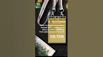 Picha Ya Mayele Imeonekana Leo Kwenye Page Ya Caf Akiwa Na Kikosi Chake Cha Zamani Yanga Afrika 