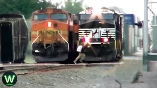 Tragic! Shocking Train Moments Filmed Seconds Before Disaster You Wouldn't Believe if Not Filmed
