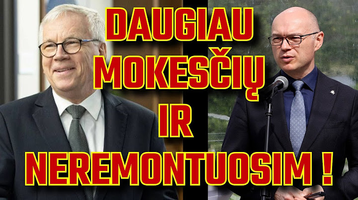 KELIŲ NEREMONTUOS, BET APMOKESTINS! SOCDEMAI SAVO STILIUJE!