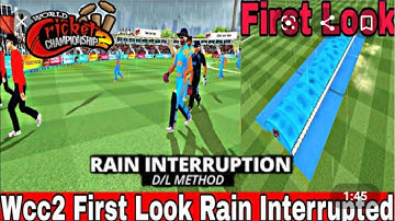 How to Use Rain Interruption D/L Method in Wcc2 #HD | CricketGameplay