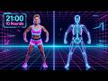 ⚡ 21-Min Ultimate TABATA Workout | 10 Rounds with AI Pose Skeleton! ⚡
