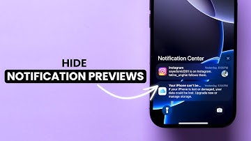 How to Hide Notifications Previews on iPhone Lock Screen?