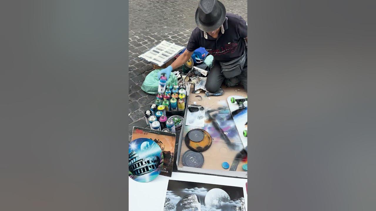 I asked a Street Artist to paint my Skateboard... 😱