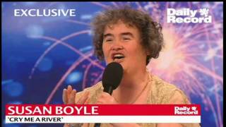 SUSAN BOYLE  ☆ CRY ME A RIVER ☆