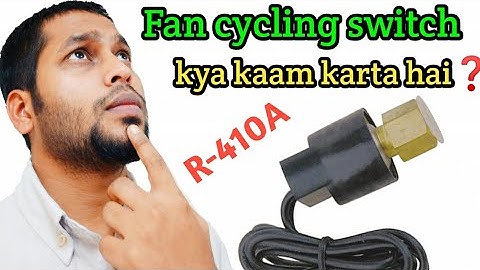 R-410a fan cycling switch kya hai aur kaise kaam krta hai 🤔❓️ || Venus Tech ||
