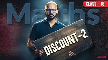 SSC CGL 2026 Maths | DISCOUNT -2 | SSC CGL/CHSL Maths Classes 2026 By Tarun Sir