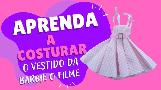 VESTIDO BARBIE / Como fazer o vestido xadrez do Filme Barbie