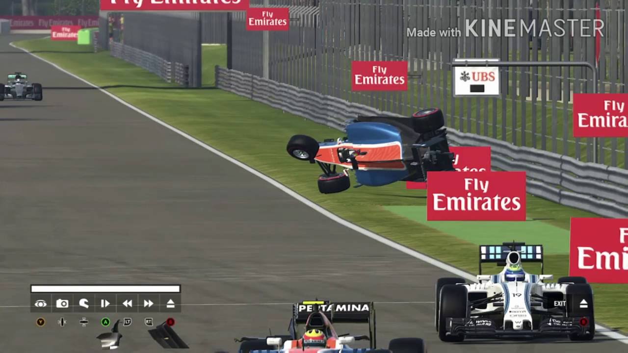 F1 2016 Game | CRASH COMPILATION!!!!! - YouTube