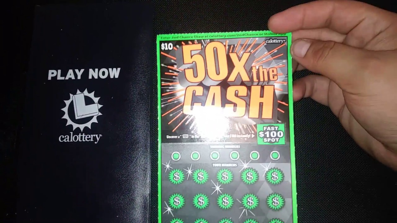 BRAND NEW 10 CA SCRATCHERS 50X THE CASH YouTube