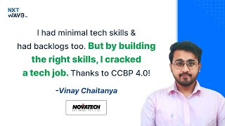 Unleashing the Coder Within: Vinay's Journey with NxtWave CCBP 4.0 Intensive 2.0 Program
