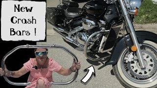 Installing Crash Bars on my Suzuki Boulevard C50T