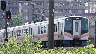 E129系B25編成 信越本線上り普通長岡行き428M【4K】