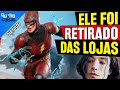 Personagem de ezra miller foi excluido das vendas da hot toy  qual  o motivo