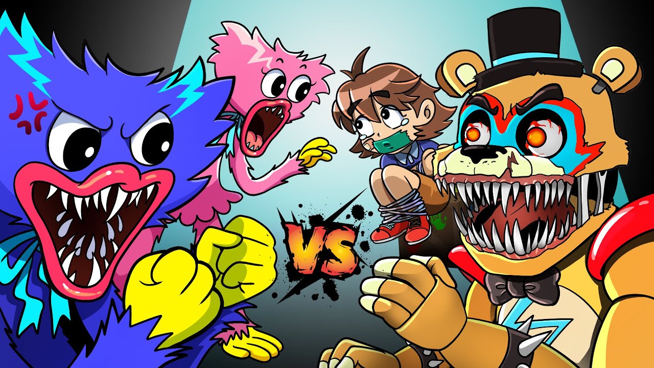 SpeedPaint Fnaf 9 glamrock freddy .. Gregory vs V by vivigatoRosa