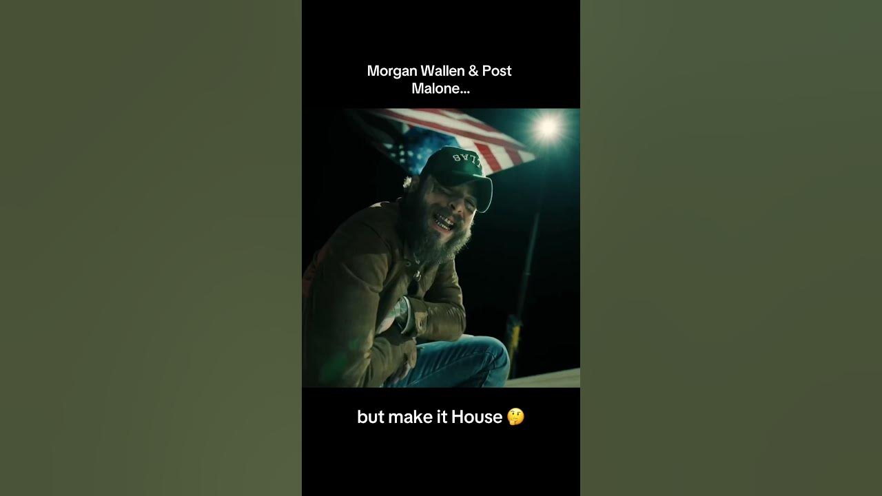 Full song out now 🔥🤠 #postmalone #morganwallen #housemusic #edm #musicvideo #houseremix