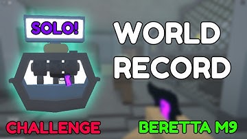WR Solo Beretta M9 Only Challenge - Round 30 - Roblox: Project Lazarus