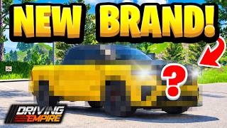 EXCLUSIVE Teasers For A NEW BRAND Coming To Driving Empire!