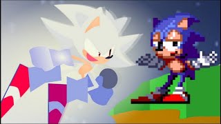 Pixel sonic vs HD Sonic & Pals  - Full Week (Friday Night Funkin)