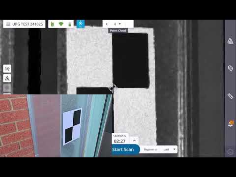 Trimble X7 and X9 with Perspective; Measuring targets using the laser pointer.