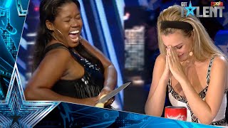 A Colombian cut her finger in her performance | Auditions 2 | Spain's Got Talent 2021