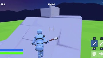 Me Floating myself in 1v1.LOL