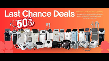 The factory is clearing out its inventory of laser beauty machines.