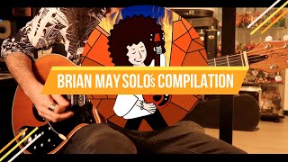 Brian May Queen guitar solo compilation - part 2