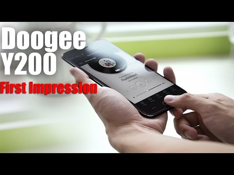 Doogee Y200 New Smartphone with Fingerprint Recognition