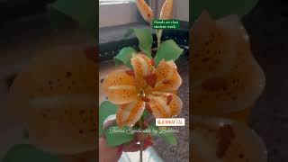 #floral #gumpaste #flower #gumpasteflower #viralvideo #tigerlily