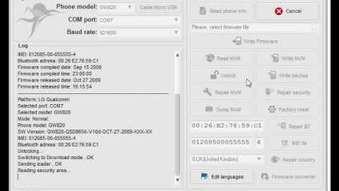 LG GW820 direct unlock