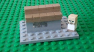 Lego Minecraft micro village tutorial part 4 library