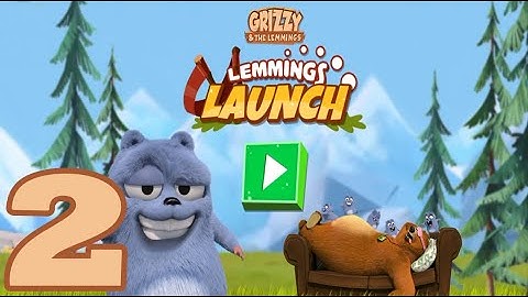 Grizzy and the Lemmings: Lemming Launch - Gameplay walkthrough part 2 (Android, IOS) (Android/iOS)