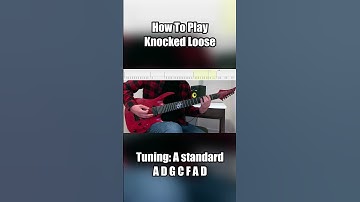 Learn this NASTY Knocked Loose breakdown in 25 seconds #knockedloose #deepinthewillow #shorts