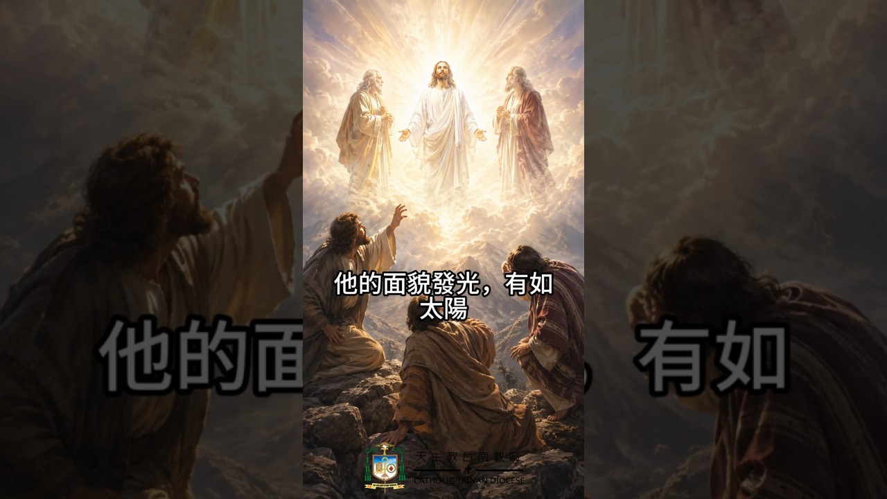 08/06   恭讀聖瑪竇福音　17:1-9   他的面貌發光有如太陽。