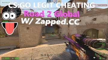ZAPPED.CC | CSGO PRIME MM LEGIT CHEATING | Road 2 GLOBAL #1