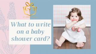 What to Write on a Baby Shower Card