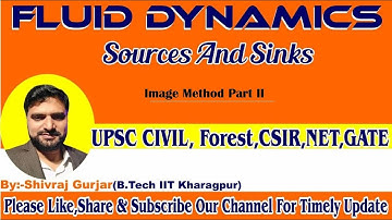 20.Fluid Dynamics: Method of Images -Sources and Sinks|UPSC CSE| IFoS| ACF| Shivraj Gurjar, IIT KGP