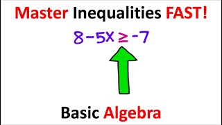 Solving Inequalities (Algebra)