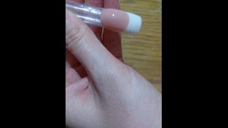 French nail using french cutter