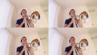 GoPro Trombone Quartet: Trombone Fanfare aka. Sonic Boom by Manuel Nägeli 52,505 views 7 years ago 1 minute, 4 seconds