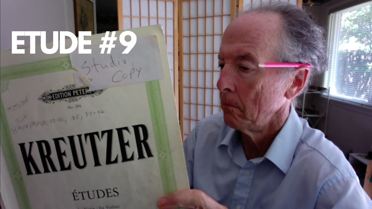 TEACHING Kreutzer Violin Etude 9 YouTube